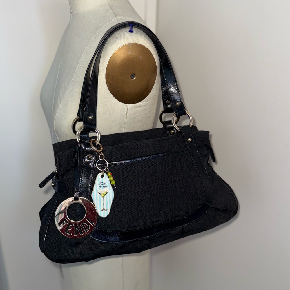 Black Zucca Large Chef Shoulder Bag NEW!